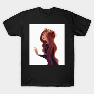 Red Hair and Roses T-Shirt